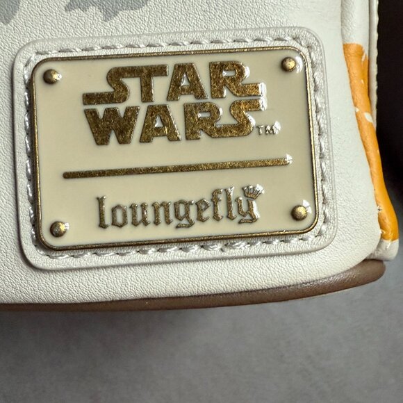 Star Wars Loungefly Baby Yoda Mini Backpack With Faux Leather & Appliqué Design - Picture 6 of 6